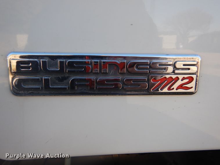 image for item FF9087 2012 Freightliner Business Class M2 utility bed truck with crane