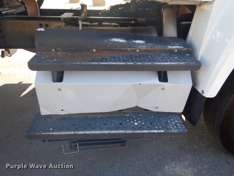 image for item FF9087 2012 Freightliner Business Class M2 utility bed truck with crane