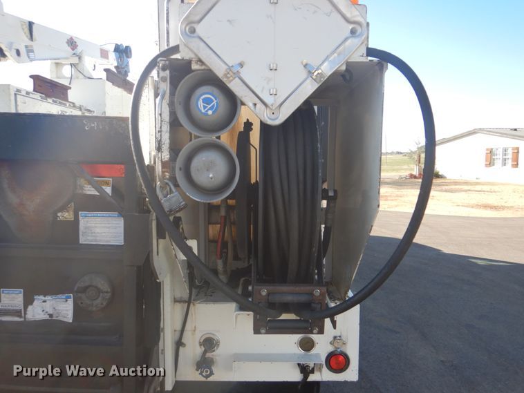 image for item FF9087 2012 Freightliner Business Class M2 utility bed truck with crane