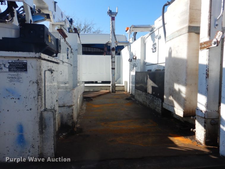 image for item FF9087 2012 Freightliner Business Class M2 utility bed truck with crane