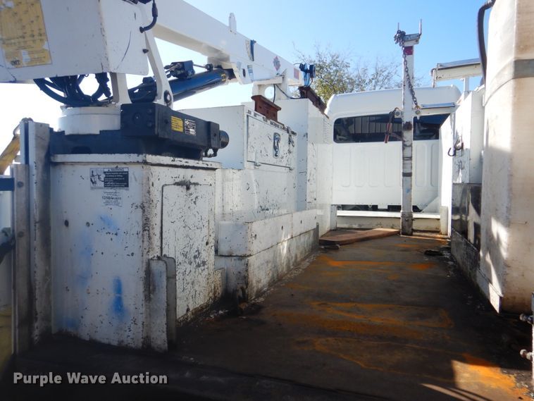 image for item FF9087 2012 Freightliner Business Class M2 utility bed truck with crane