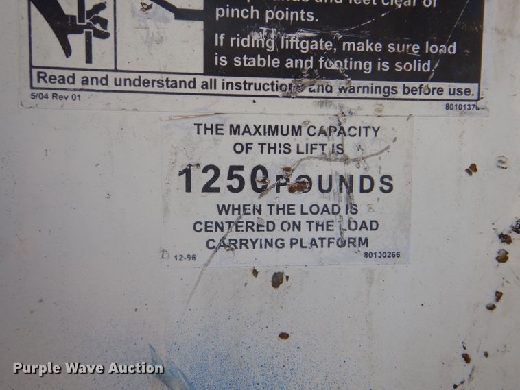 image for item FF9087 2012 Freightliner Business Class M2 utility bed truck with crane