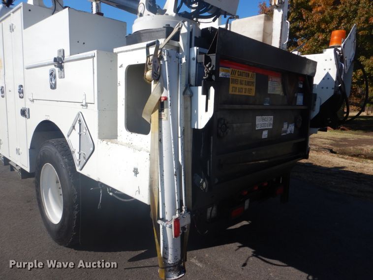 image for item FF9087 2012 Freightliner Business Class M2 utility bed truck with crane