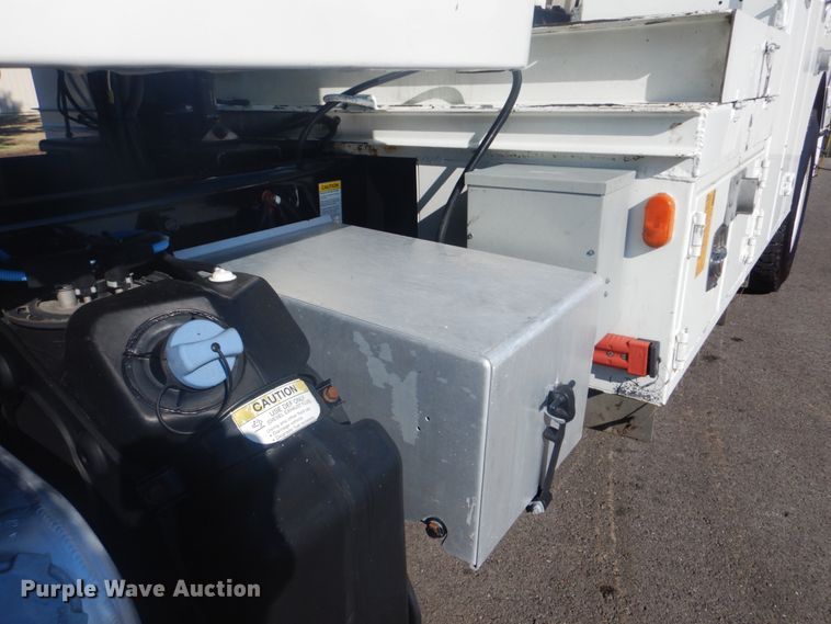 image for item FF9087 2012 Freightliner Business Class M2 utility bed truck with crane