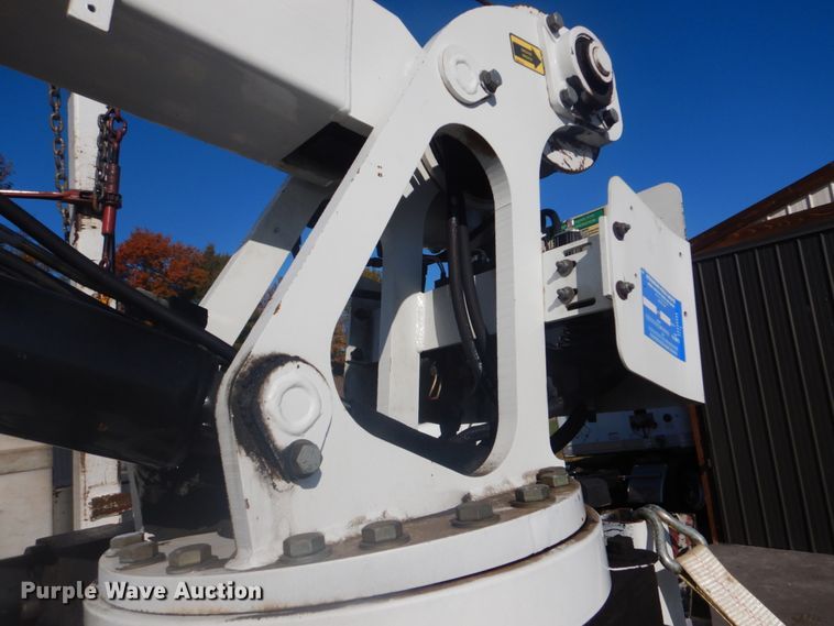 image for item FF9087 2012 Freightliner Business Class M2 utility bed truck with crane