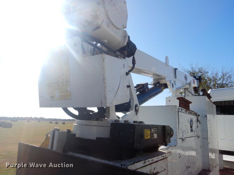 image for item FF9087 2012 Freightliner Business Class M2 utility bed truck with crane