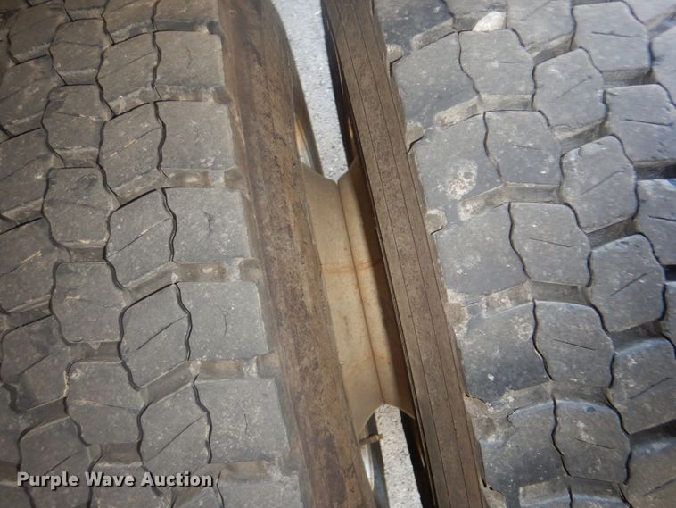 image for item FF9087 2012 Freightliner Business Class M2 utility bed truck with crane