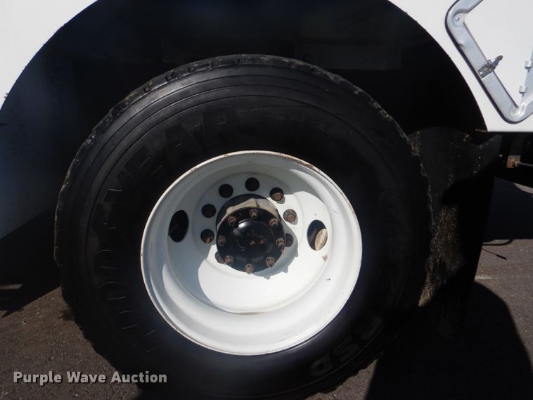 image for item FF9087 2012 Freightliner Business Class M2 utility bed truck with crane