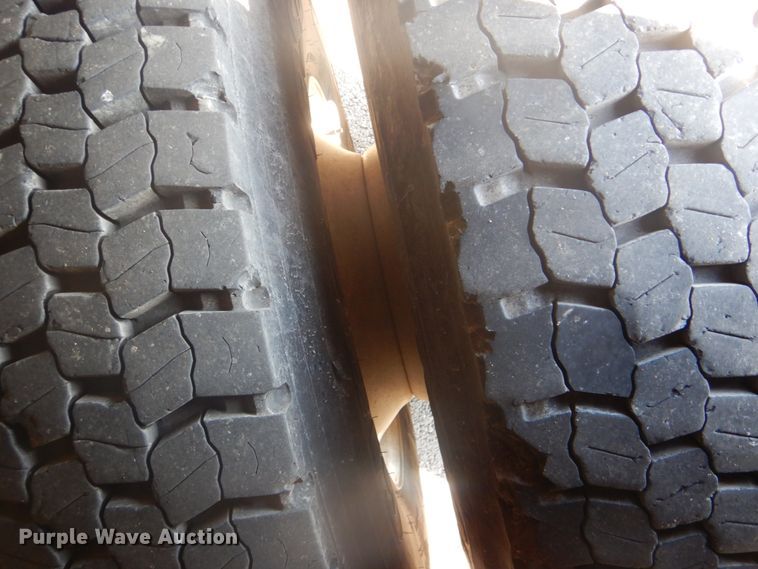 image for item FF9087 2012 Freightliner Business Class M2 utility bed truck with crane