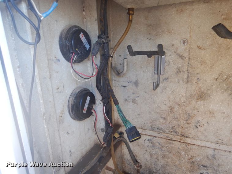 image for item FF9089 2014 Ford F350 Super Duty SuperCab utility bed pickup truck with crane