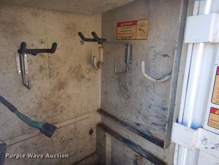 image for item FF9089 2014 Ford F350 Super Duty SuperCab utility bed pickup truck with crane