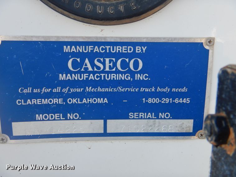 image for item FF9089 2014 Ford F350 Super Duty SuperCab utility bed pickup truck with crane