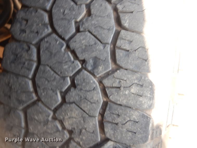 image for item FF9089 2014 Ford F350 Super Duty SuperCab utility bed pickup truck with crane