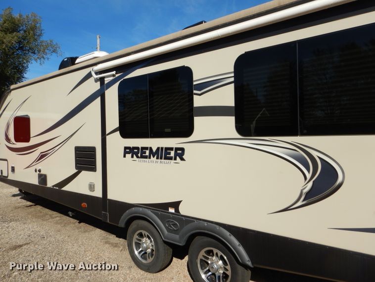 image for item FJ9821 2017 Keystone Bullet Premier BL30RIPR17 camper