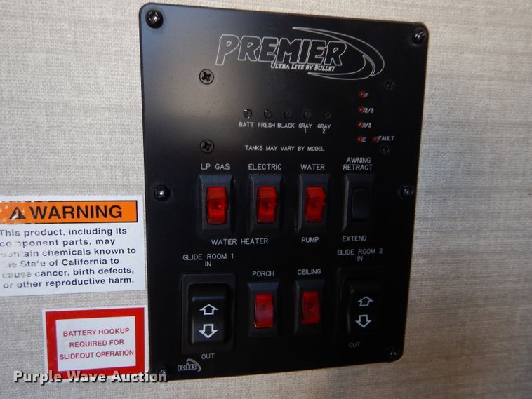 image for item FJ9821 2017 Keystone Bullet Premier BL30RIPR17 camper