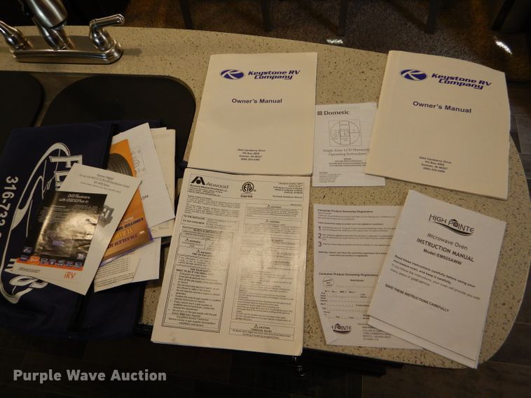 image for item FJ9821 2017 Keystone Bullet Premier BL30RIPR17 camper