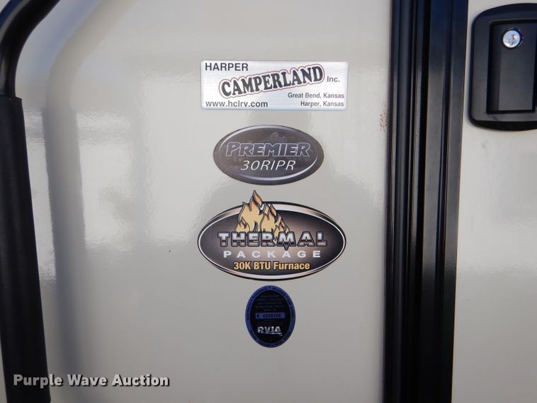 image for item FJ9821 2017 Keystone Bullet Premier BL30RIPR17 camper