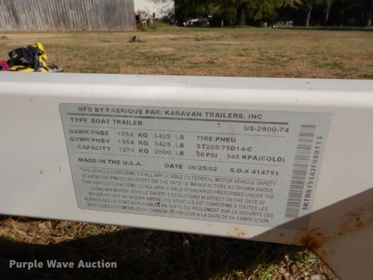 image for item FJ9822 2003 Bayliner boat