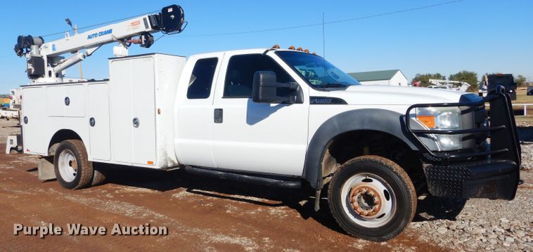 image for item FK9962 2011 Ford F450 Super Duty SuperCab truck cab and chassis