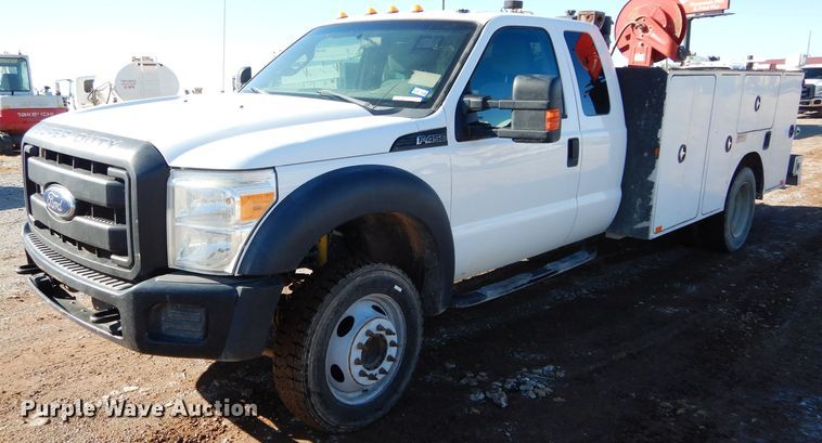 image for item FK9964 2014 Ford F450 Super Duty SuperCab utility truck