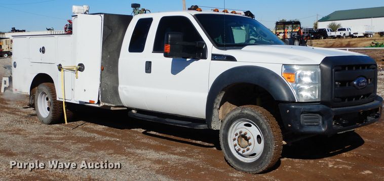 image for item FK9964 2014 Ford F450 Super Duty SuperCab utility truck