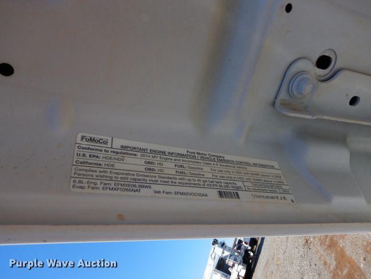 image for item FK9964 2014 Ford F450 Super Duty SuperCab utility truck