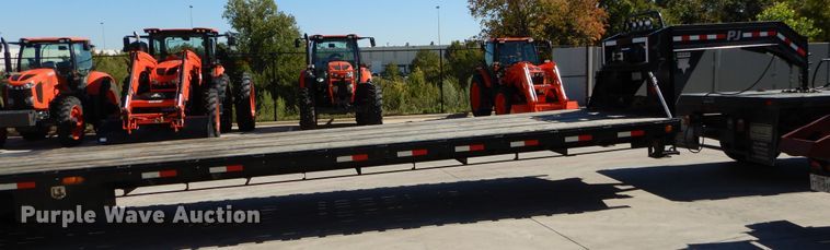 image for item FV9535 2015 PJ GN40FT equipment trailer