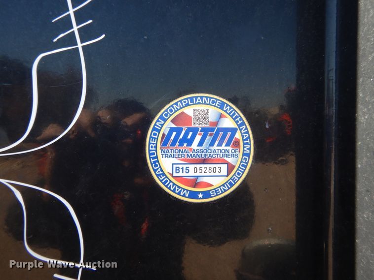 image for item FV9535 2015 PJ GN40FT equipment trailer