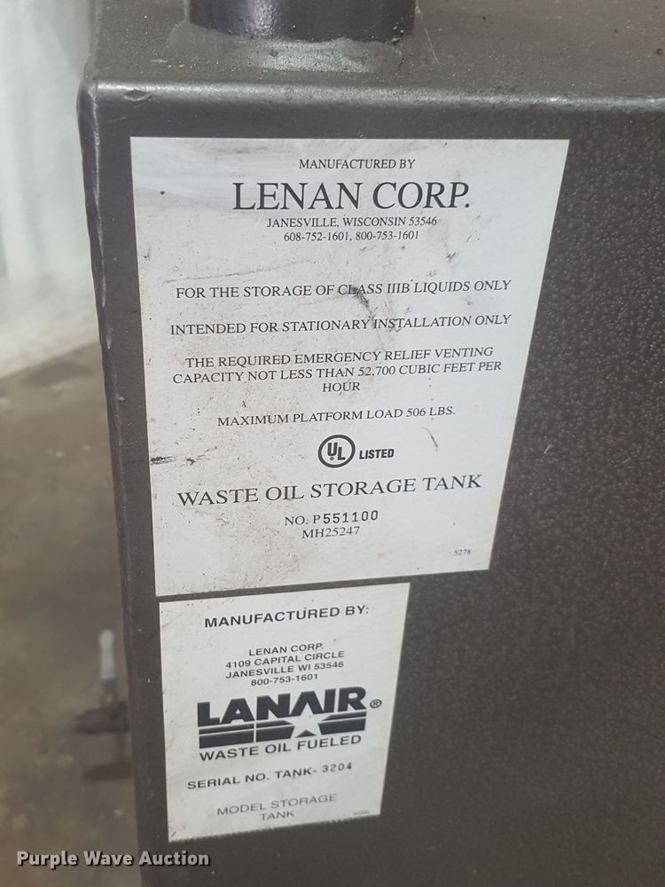 image for item GC9070 Lanair MX300 waste oil heater