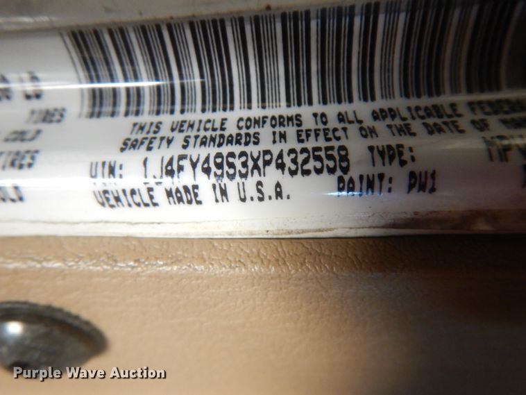 image for item GI9459 1999 Jeep Wrangler SUV