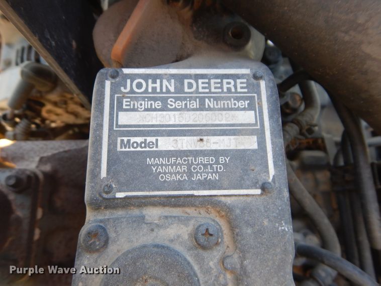 image for item GJ9904 2006 John Deere 3320 MFWD tractor