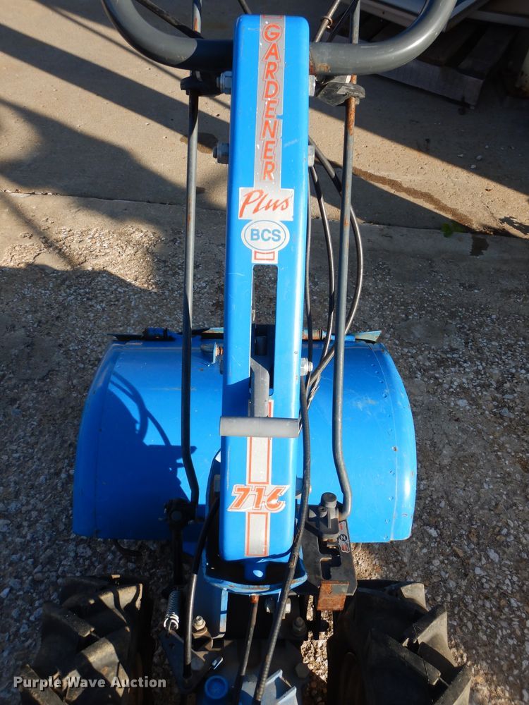 BCS 716 tiller in Paola, KS Item GJ9920 sold Purple Wave