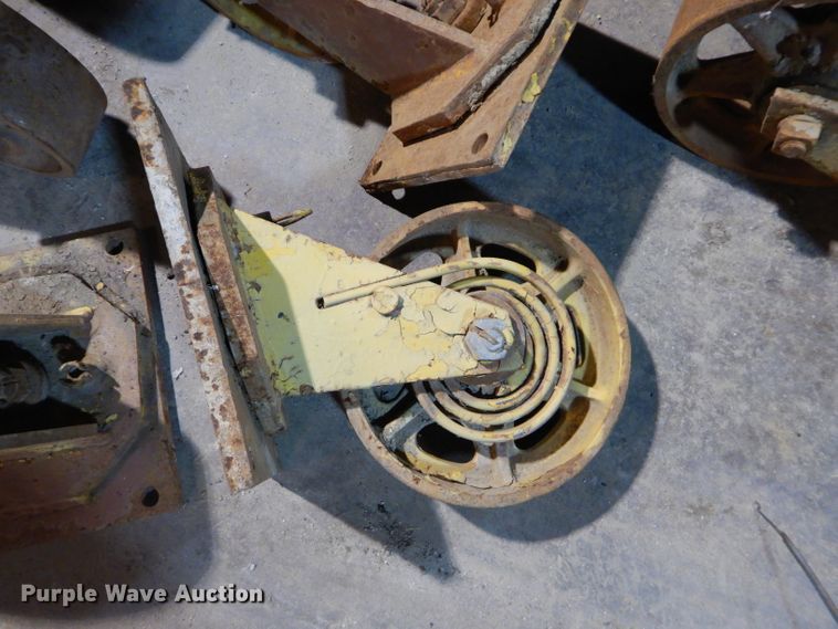 image for item GJ9951 (6) steel caster wheels