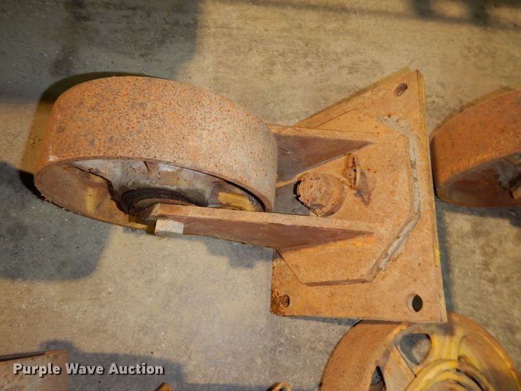 image for item GJ9951 (6) steel caster wheels