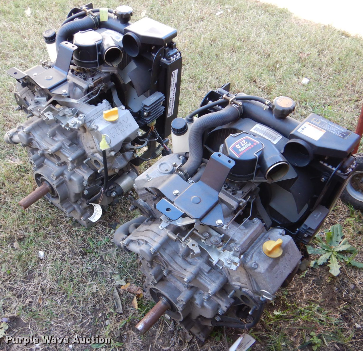 (2) Kawasaki FD750D 745cc gas engines in Tulsa, OK Item FF9010 sold