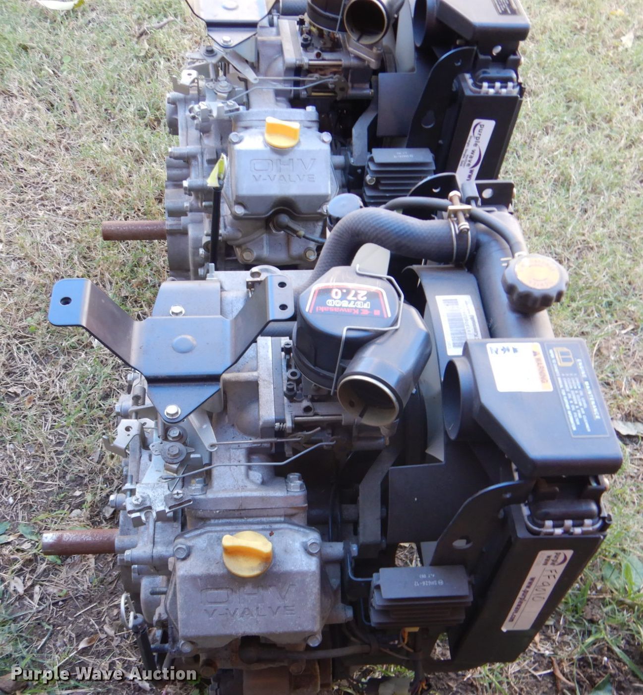 (2) Kawasaki FD750D 745cc gas engines in Tulsa, OK Item FF9010 sold