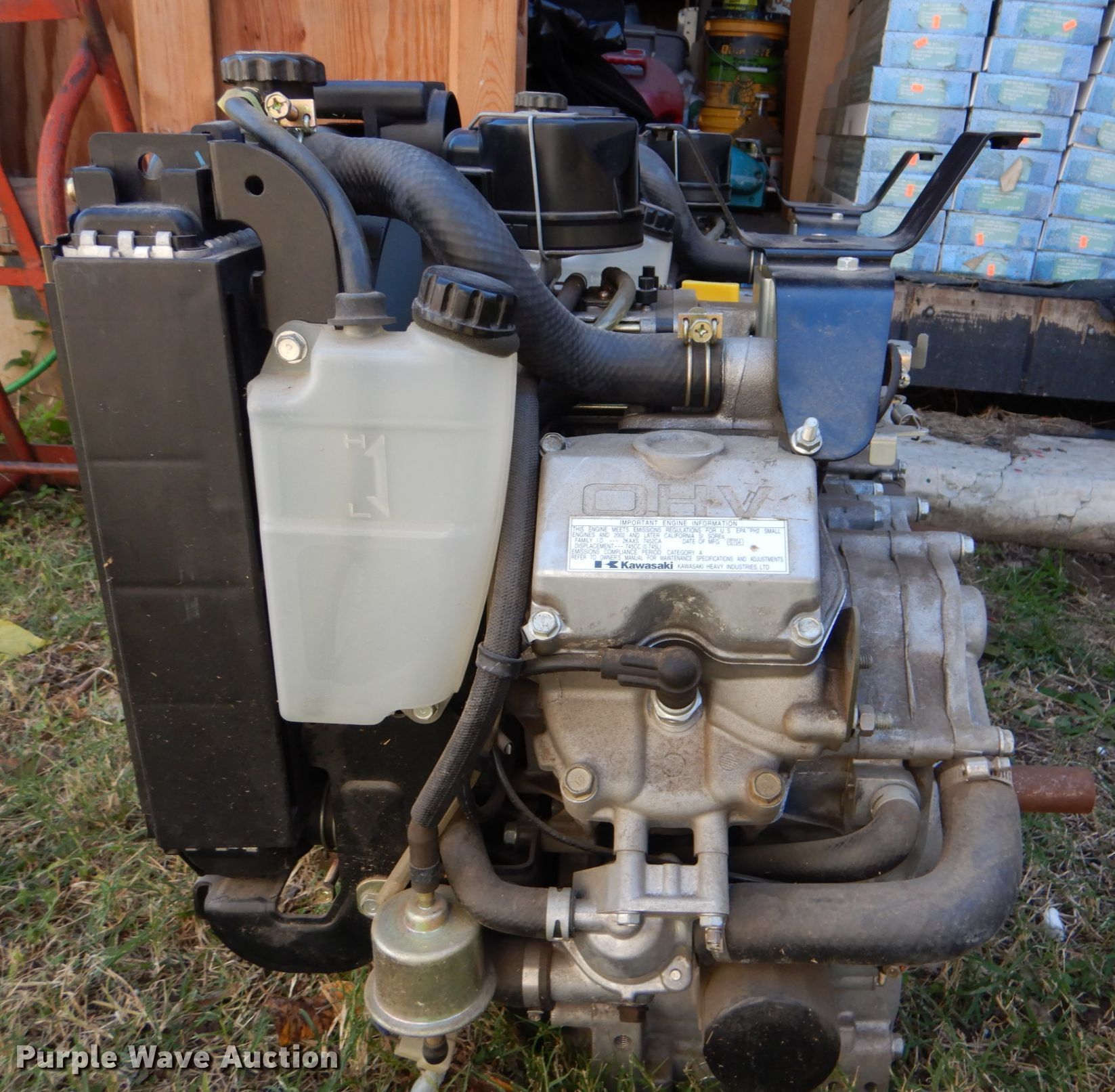 (2) Kawasaki FD750D 745cc gas engines in Tulsa, OK Item FF9010 sold
