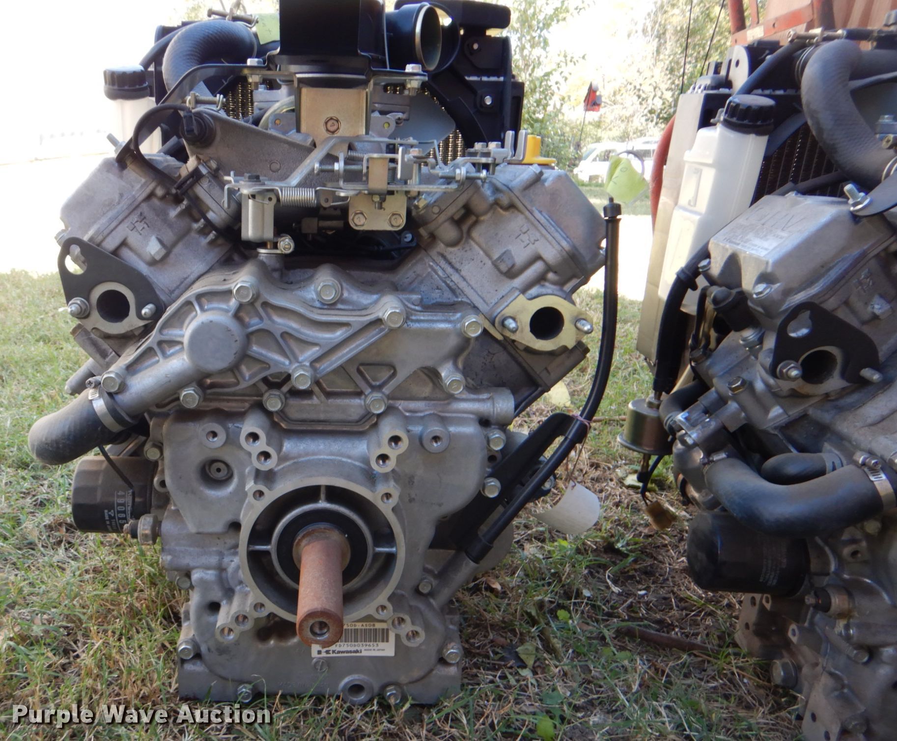 (2) Kawasaki FD750D 745cc gas engines in Tulsa, OK Item FF9010 sold