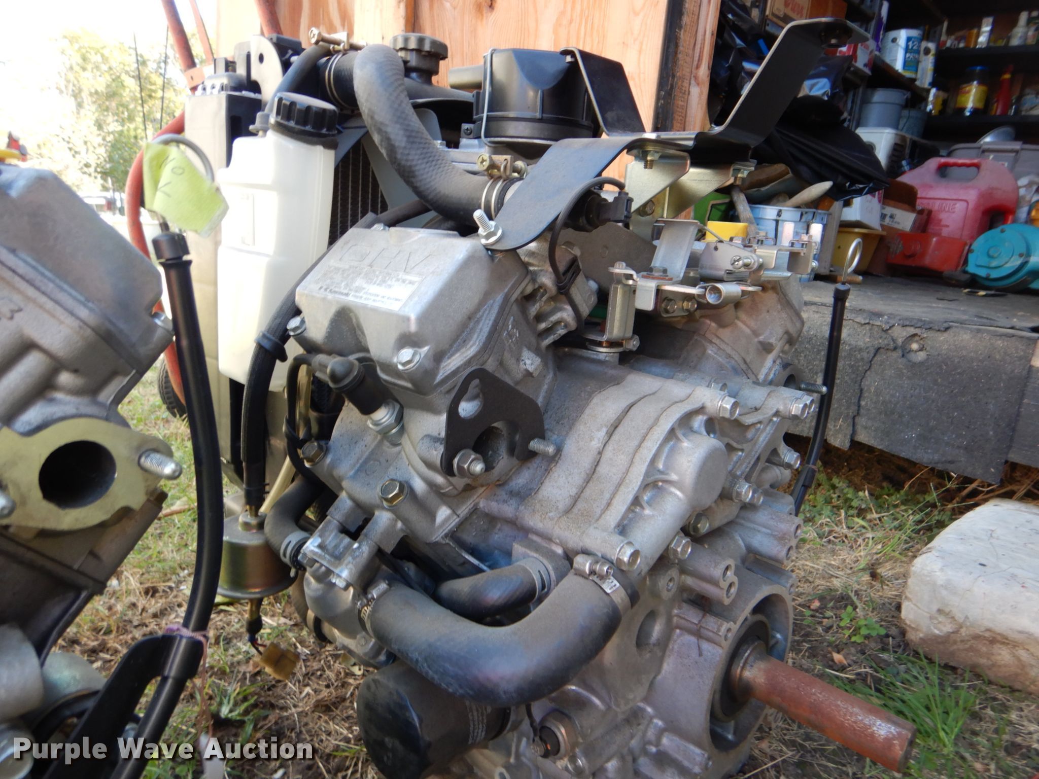 (2) Kawasaki FD750D 745cc gas engines in Tulsa, OK Item FF9010 sold