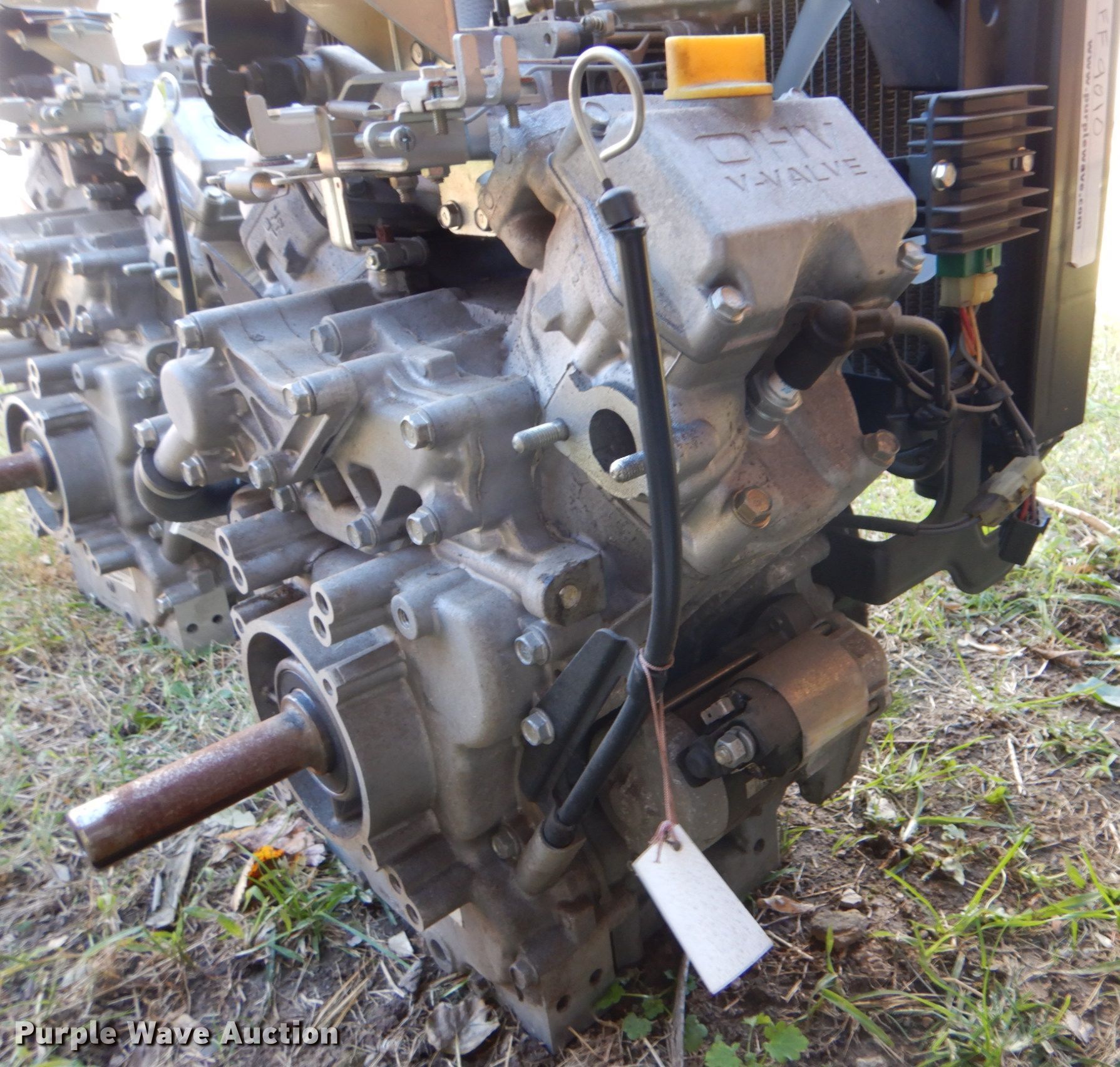 (2) Kawasaki FD750D 745cc gas engines in Tulsa, OK Item FF9010 sold
