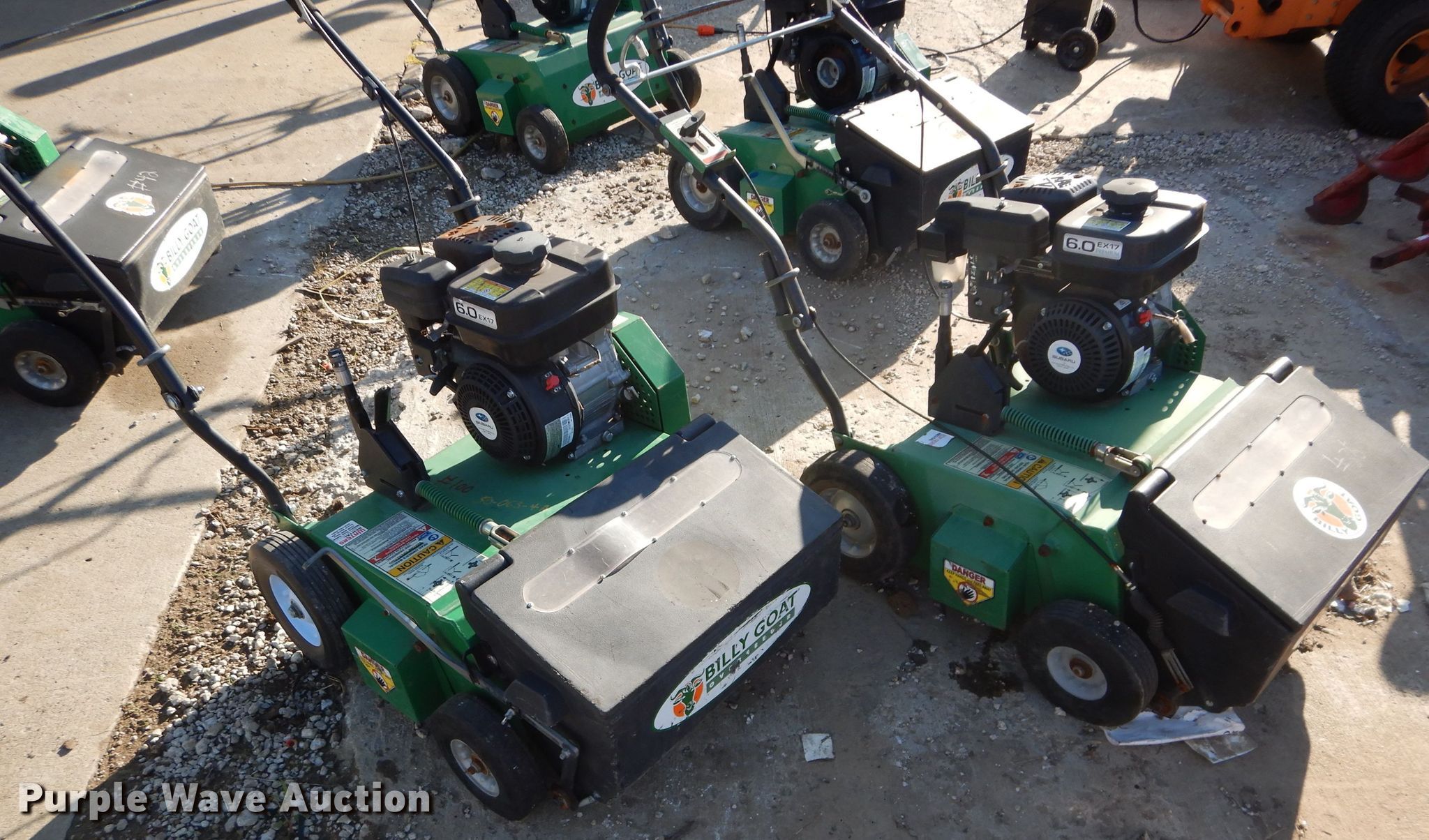(2) Billy Goat verti cutter/overseeder in Paola, KS | Item GJ9921 sold ...