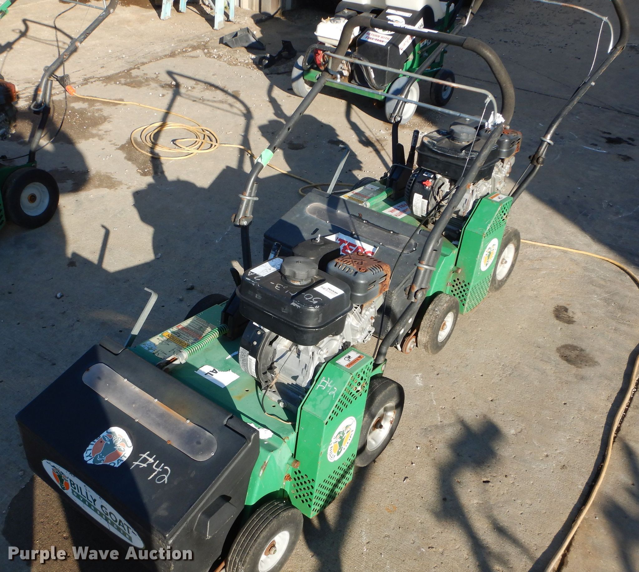 (2) Billy Goat verti cutter/overseeder in Paola, KS | Item GJ9923 sold ...