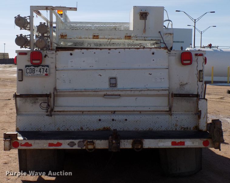 image for item DD6052 2008 Dodge Ram 5500 utility bed truck