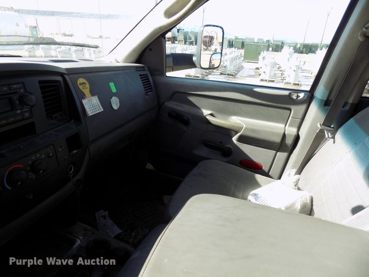 image for item DD6052 2008 Dodge Ram 5500 utility bed truck