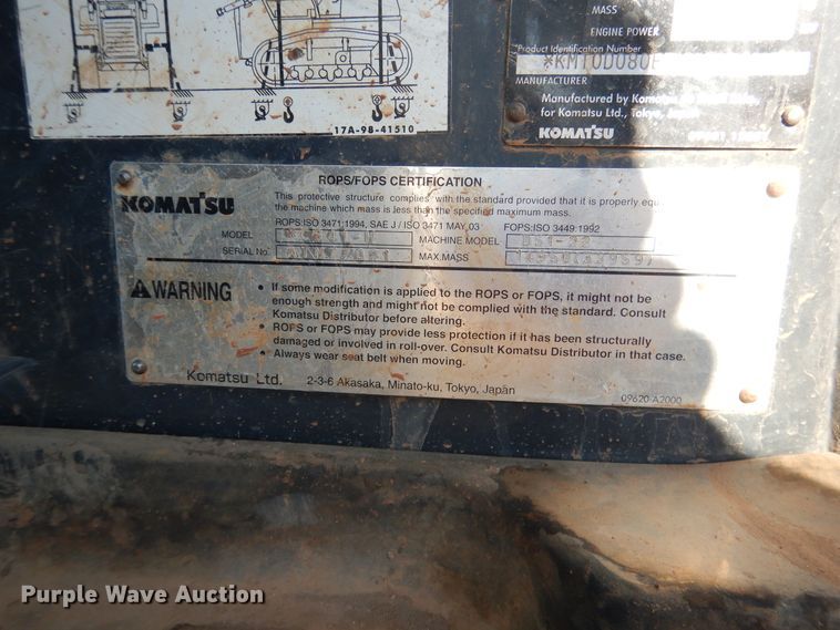 image for item DE4030 2008 Komatsu D51EX-22 dozer