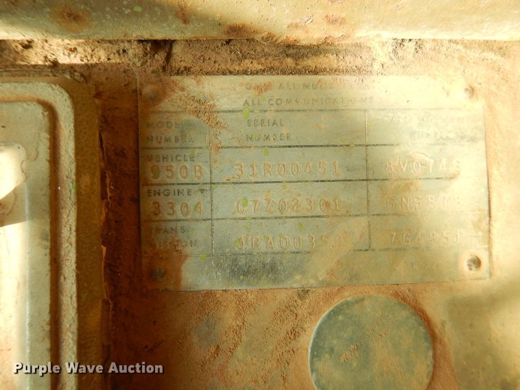 image for item DE4032 1981 Caterpillar 950B wheel loader