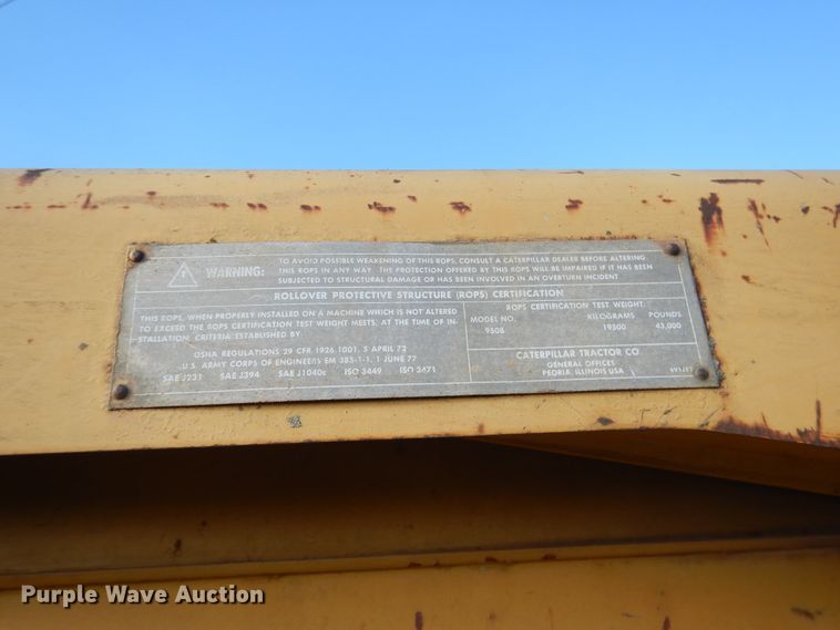 image for item DE4032 1981 Caterpillar 950B wheel loader