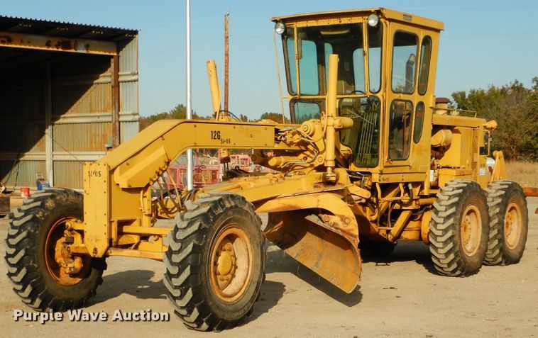 image for item DE4033 1978 Caterpillar 12G motor grader