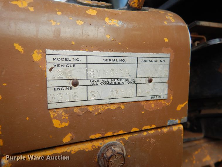 image for item DE4033 1978 Caterpillar 12G motor grader