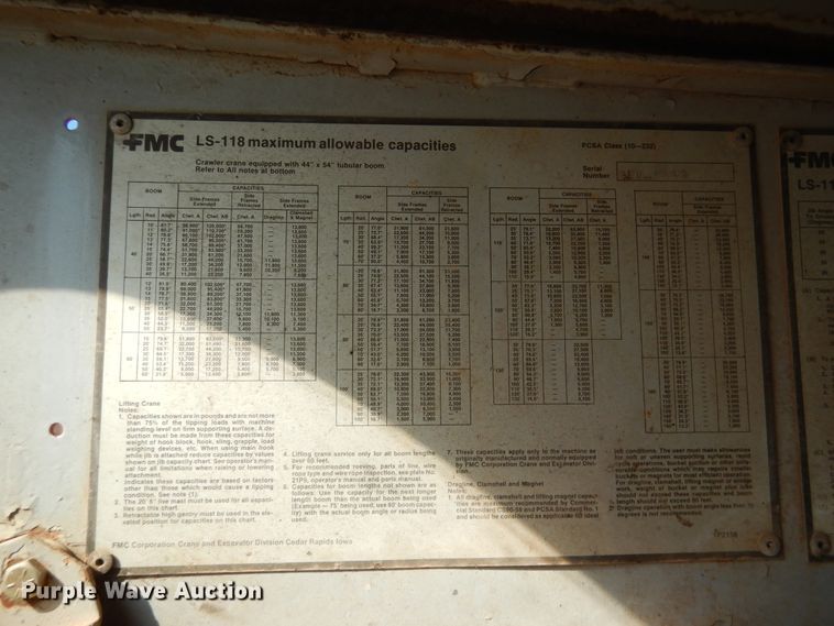 image for item DF2247 Link Belt LS-118 crane